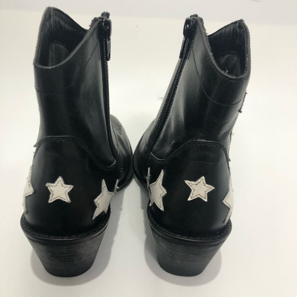 Seychelles Womens Under The Stars Cowboy Leather Ankle Boots Black Size US 7 - Picture 5 of 10